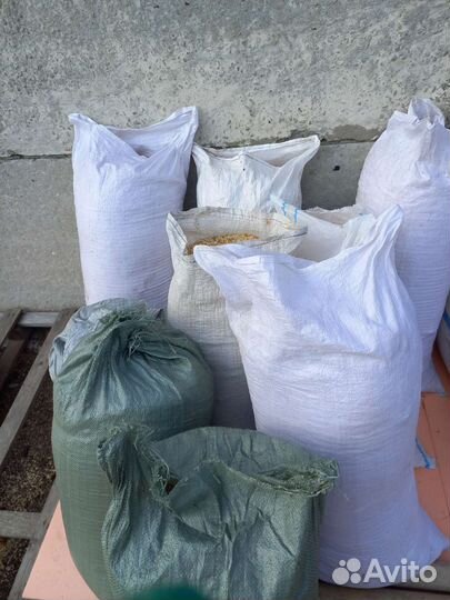 Опилки стружка в мешках