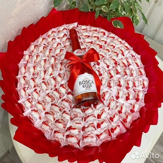 Сладкий букет новогодний подарок