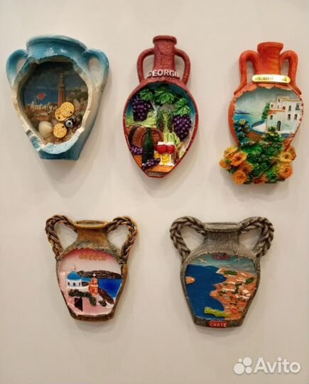 Магниты на холодильник пакетом