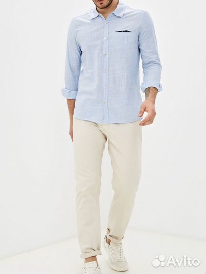 Рубашка летняя мужская новая р. 46