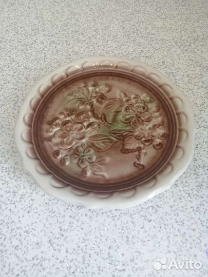 Настенная тарелка. Ленинградский Стройфаянс