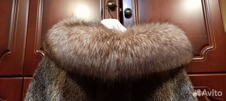 Шуба из нутрии 48