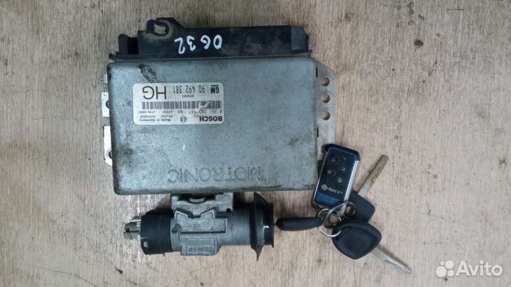 Эбу замок зажигания с ключом иммо Opel Omega B