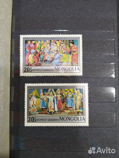 Марки Монголия