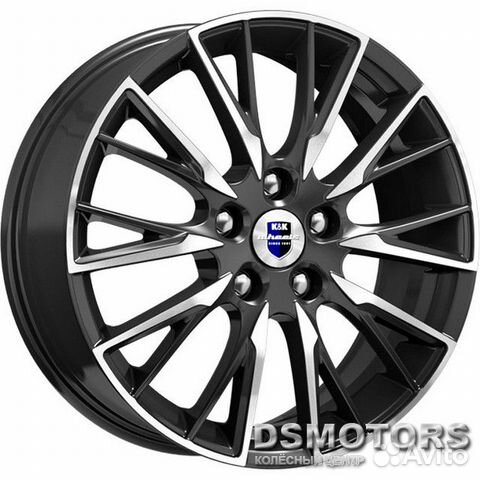 Диски Солт 6.5/17 5x114.3 ET50 d67.1 алмаз чёрный