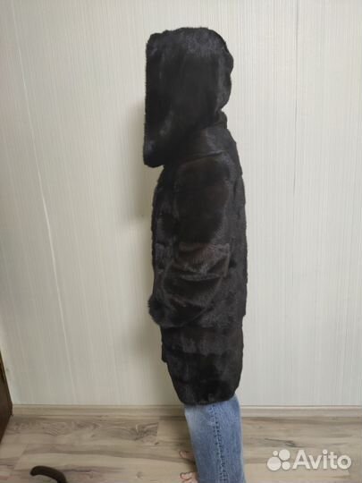 Шуба норковая 42 44 бу до колени