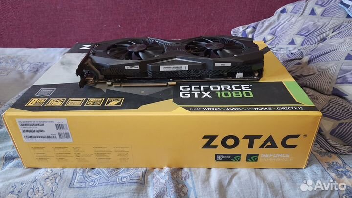 Видеокарта GTX 1080 zotac