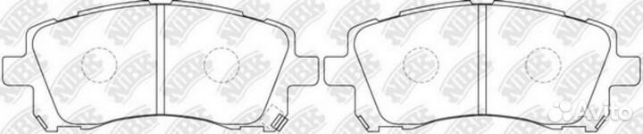 Nibk PN7390 Колодки тормозные дисковые