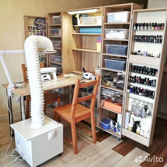 Шкаф для мастера маникюра, маникюрный стол