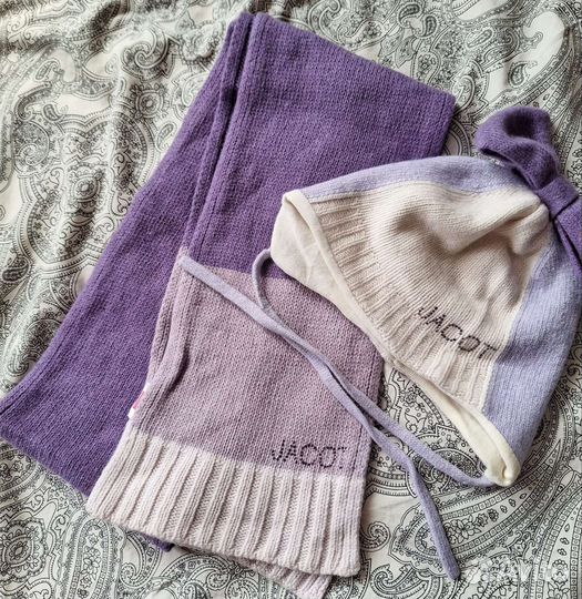 Комплект шапка и шарф