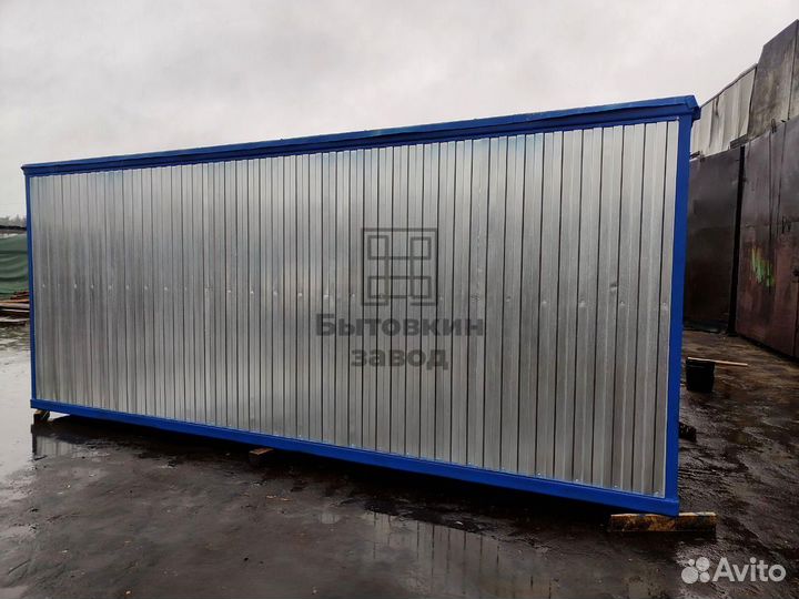 Блок контейнер утепленный в комплекте с электрикой