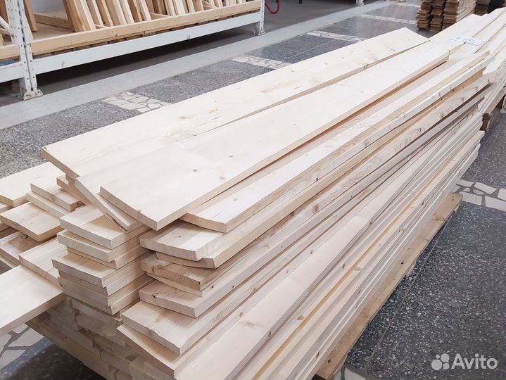 Доска сухая строганая,ав(хвоя) 20*145*2000мм ав