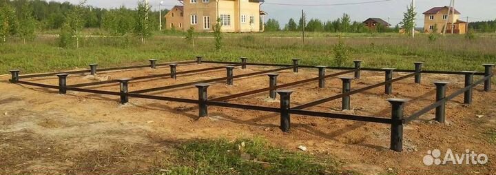 Монтаж винтовых свай