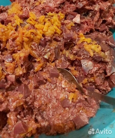 Куно-каша. Мясной микс. Фарш для животных, кошек