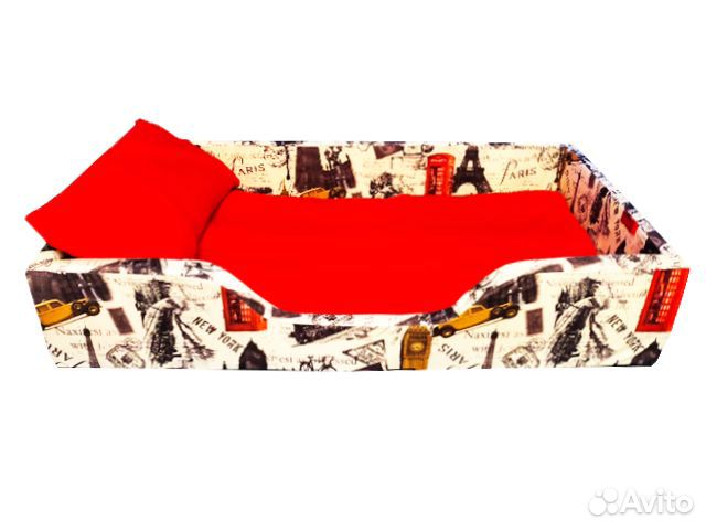 Лежанка для собак крупных пород №108 / 75*130 см