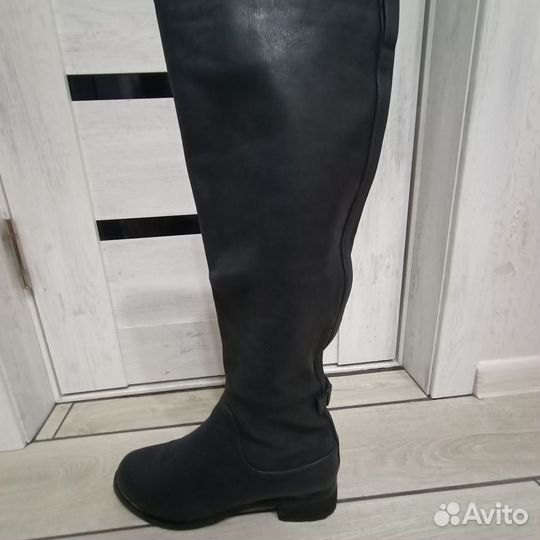 Сапоги зимние ботфорты