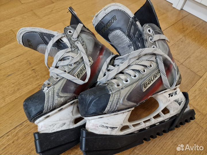 Хоккейные коньки bauer 33-34