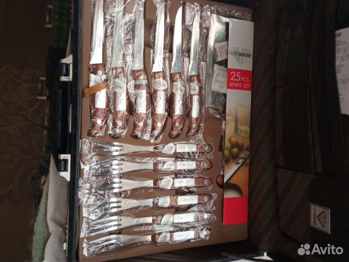 Набор ножей для кухни в кейсе- дипломате