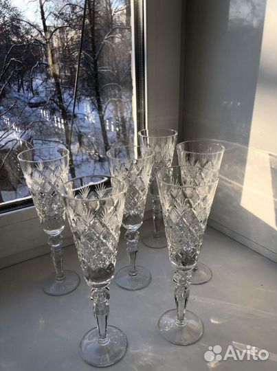 Хрустальные фужеры