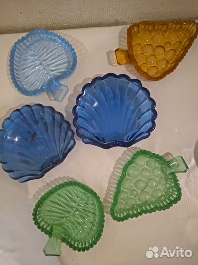 Розетки СССР Богемия стекло