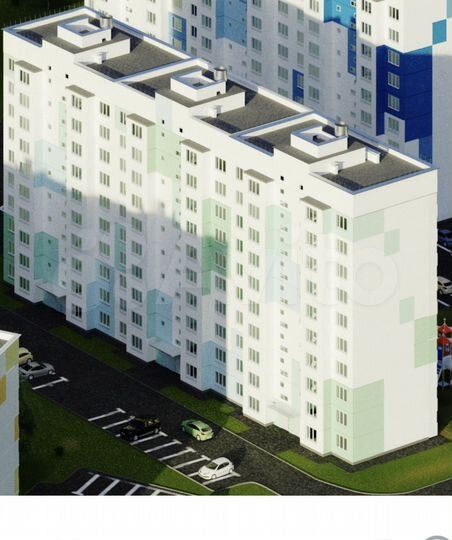 2-к. квартира, 61,5 м², 4/10 эт.