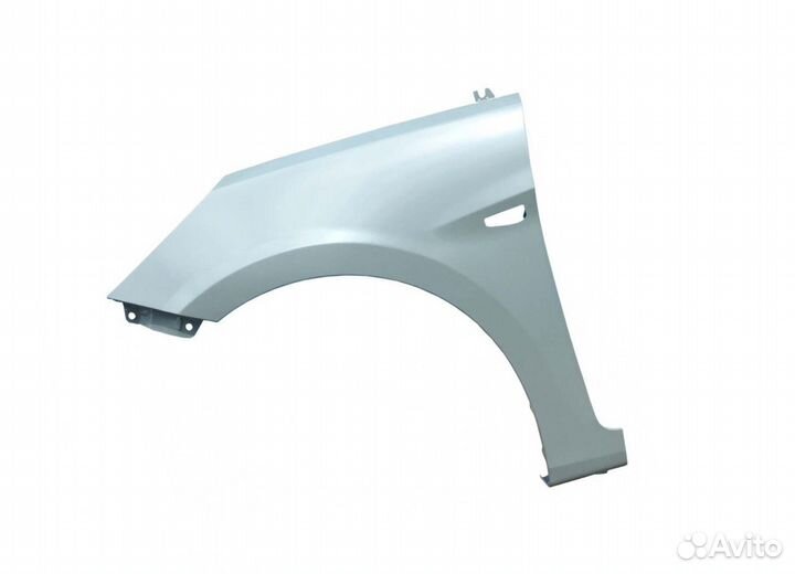 Крыло левое Хендай Солярис 1 2014 RHM серебристый