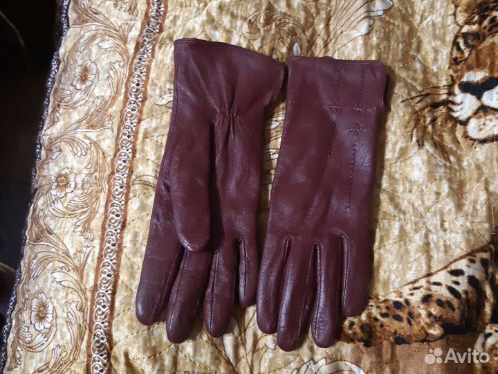 Перчатки женские, зимние, натуральная кожа