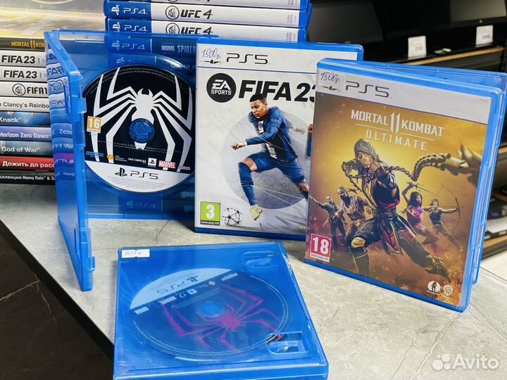 Игры на PS4/PS5 MK11/GTA5/RDR2/FIFA24/UFC4