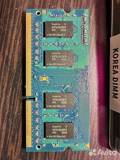 Оперативная память ddr3 so-dimm 1 Gb