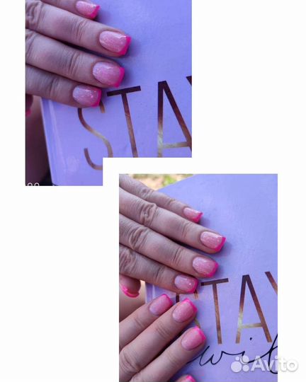 Наращивание ногтей, гель лак