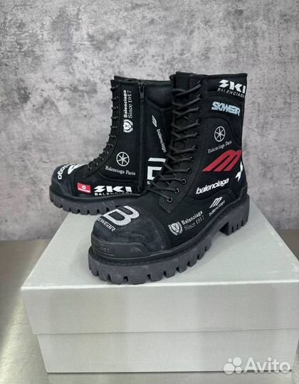 Ботинки Balenciaga Combat Strike 20mm Boots