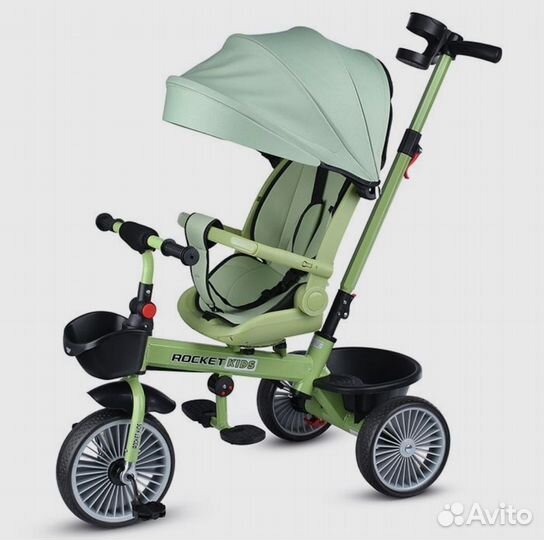 Велосипед коляска с ручкой