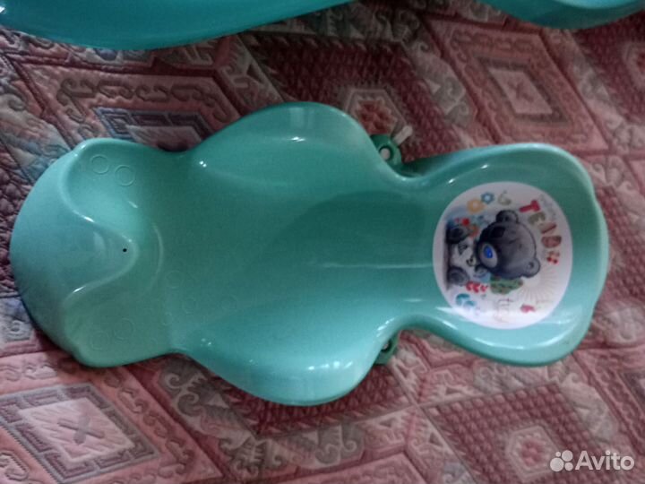 Ванночка с горкой для купания новорожденного