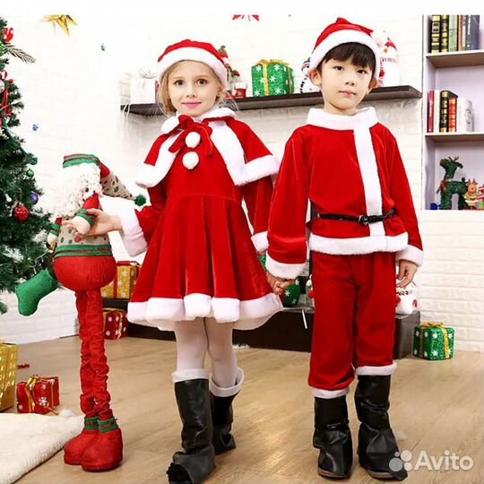 Новогодний костюм для девочки 92 98 104 110