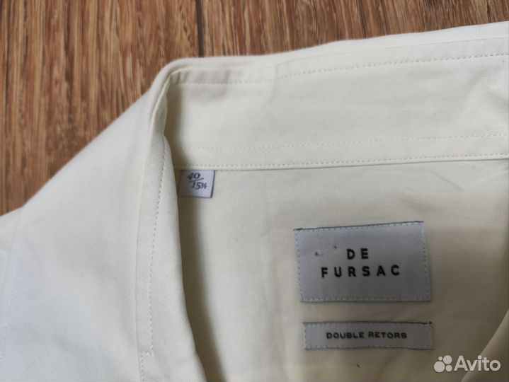 De Fursac slim Рубашка мужская 40 15,5