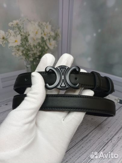 Ремень Женская Celine Люкс Натуральная кожа