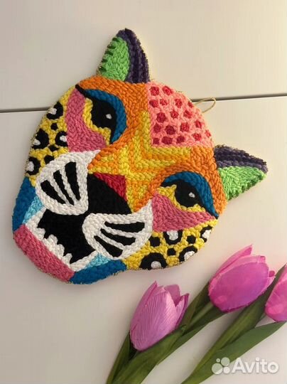 Панно настенное ковровая вышивка