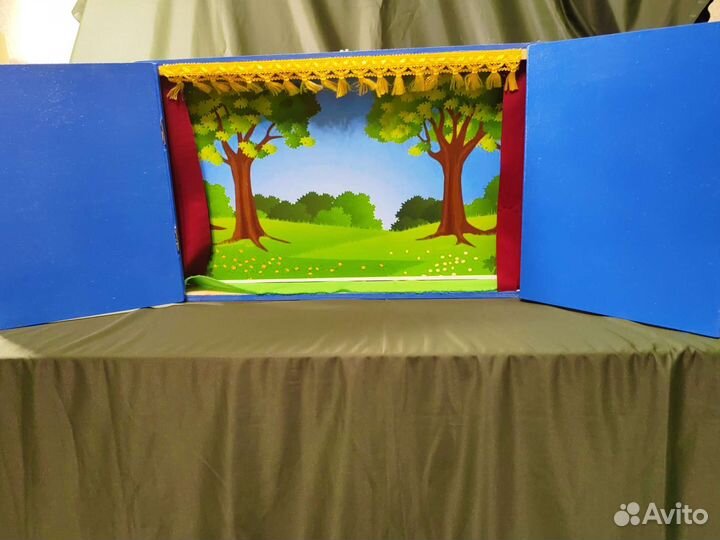 Кукольный театр ширма. Бажовские игрушки