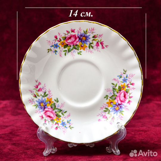 Фарфоровая чайная пара