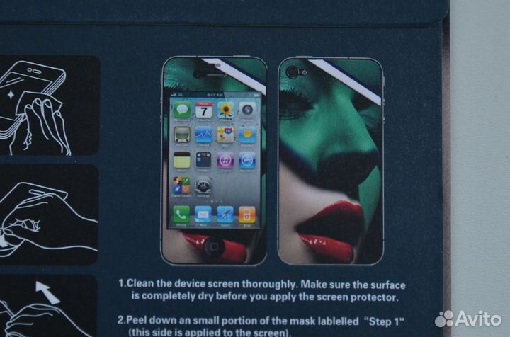 Продам цветные плёнки на iPhone 4.4s (2 стороны)