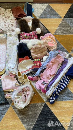 Огромный пакет вещей с рождения и до 1 2 3 4 года