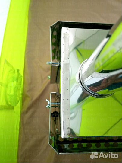 Дровяная печь Средняя на 30 л. c экранами с трех с