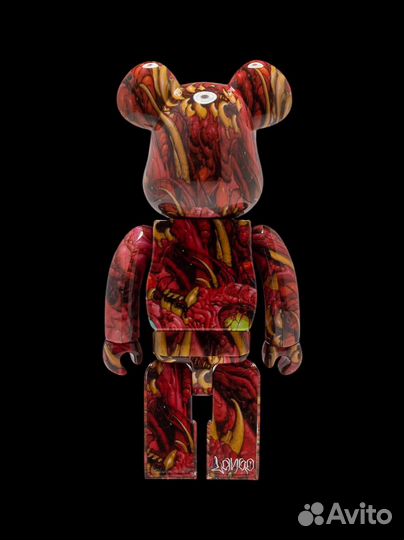 Фигура Bearbrick Lango Dragon 400%