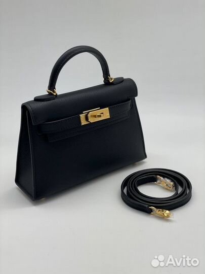 Сумка женская Hermes Kelly Mini черного цвета