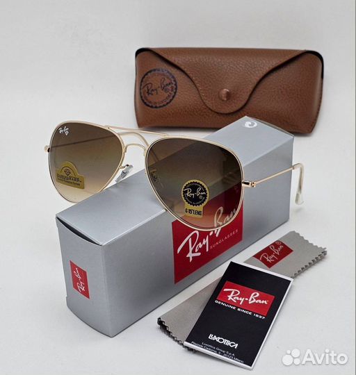 Солнцезащитные очки Ray Ban стекло premium