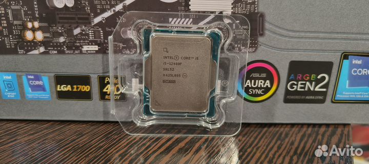 Комплект: проц и мать Asus B760 + Core i5 12400f