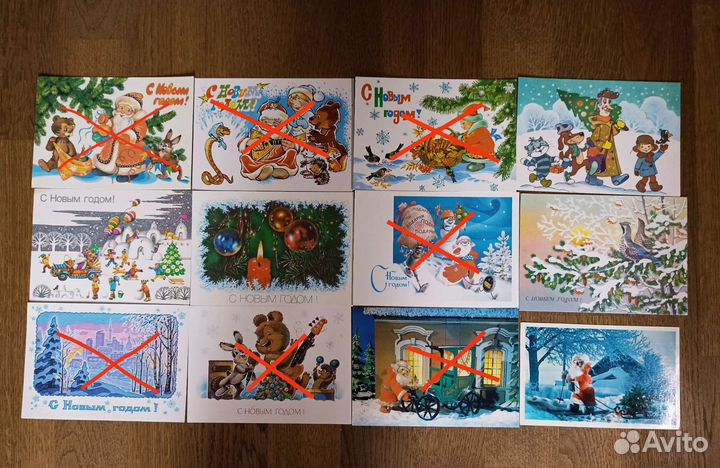 Открытки СССР чистые