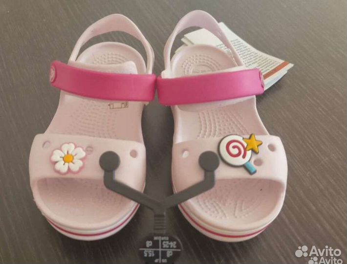 Crocs детские сандалии р 24, 25