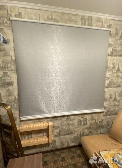 Рулонные шторы зебра в коробе L8498