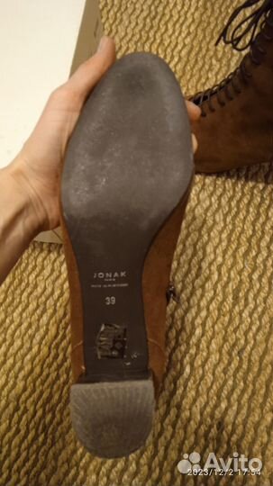 Ботинки кожа Jonak